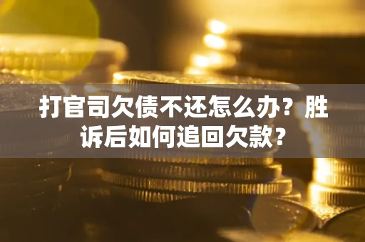 北京打官司欠债不还怎么办？胜诉后如何追回欠款？