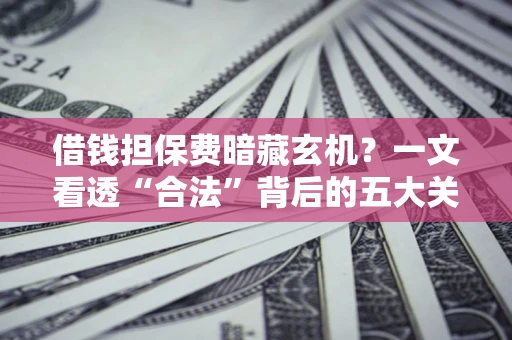 北京借钱担保费暗藏玄机？一文看透“合法”背后的五大关键陷阱