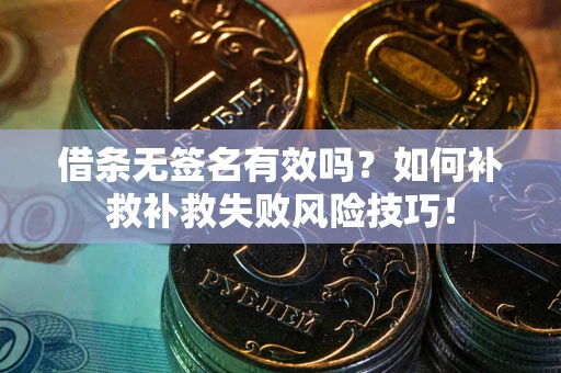 北京借条无签名有效吗？如何补救补救失败风险技巧！